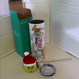 Diet Coke Grinch Tumbler with Grinchmallow